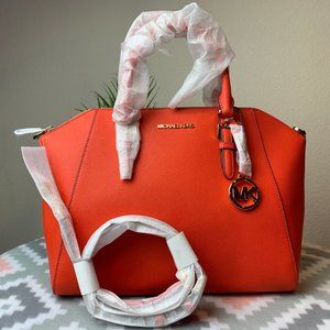 Michael Kors Large Top Zip Satchel